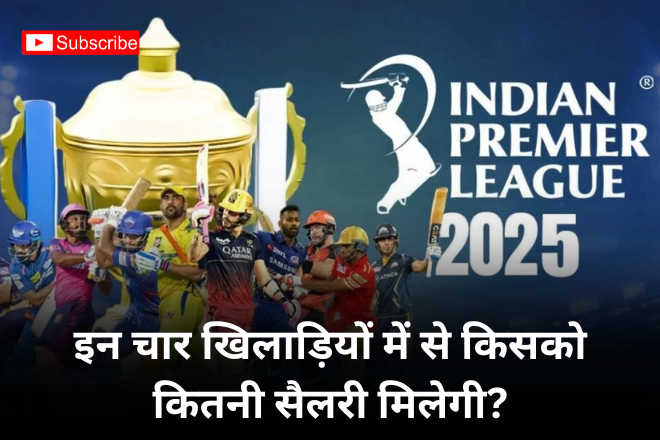 इन चार खिलाड़ियों में से किसको - कितनी सैलरी मिलेगी?